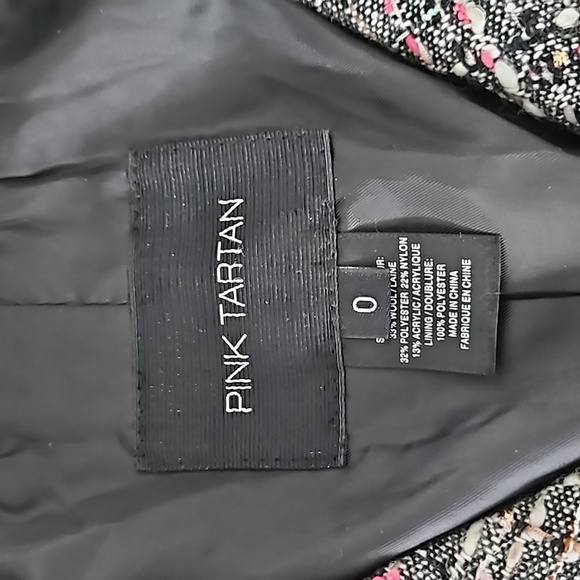 Vintage Pink Tartan Tweed Jacket - Picture 4 of 9